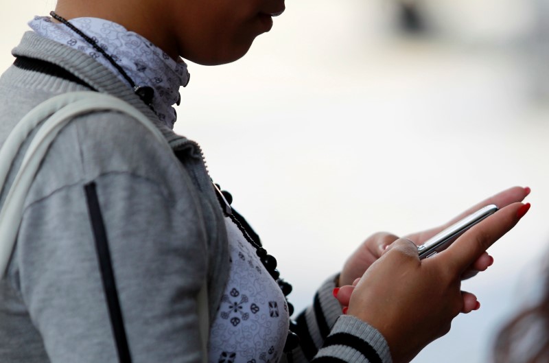 © Reuters. HAUSSE DE 14,3% DU CA DU COMMERCE EN LIGNE EN 2015 EN FRANCE