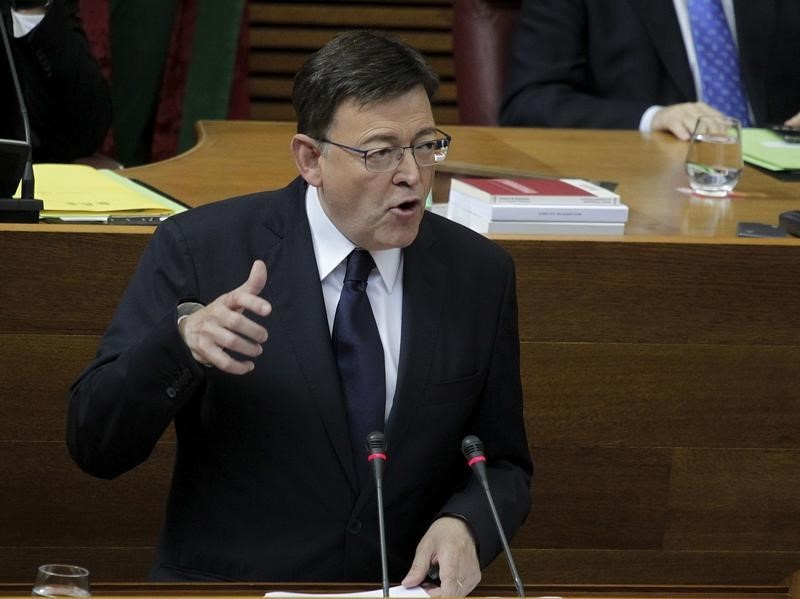 © Reuters. Valencia recurre al Constitucional los presupuestos estatales de 2016