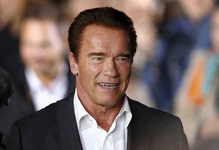 © Reuters. Schwarzenegger durante festival de cinema em Zurique