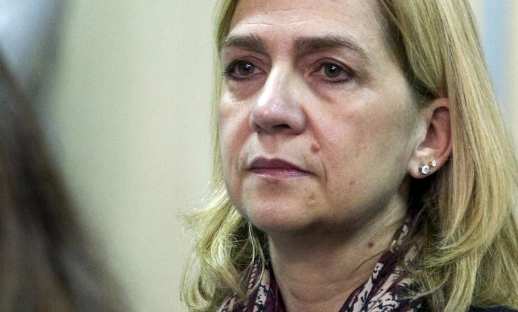 © Reuters. تأييد استمرار محاكمة أخت ملك اسبانيا في قضية تهرب ضريبي