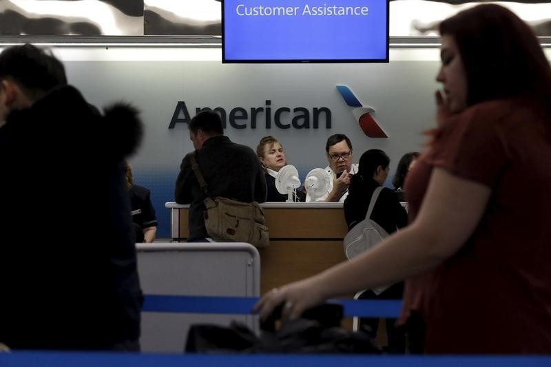 © Reuters. AMERICAN AIRLINES, À SUIVRE VENDREDI À WALL STREET