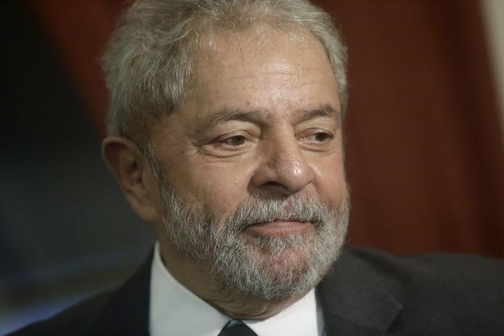 © Reuters. Ex-presidente Lula no  Rio de Janeiro