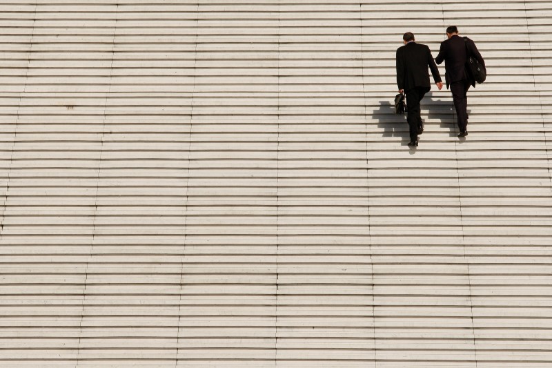 © Reuters. LA CONFIANCE DES DIRIGEANTS DE PME REPART À LA HAUSSE