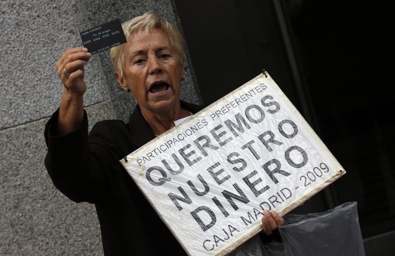 © Reuters. Bankia ve suficiente nivel de provisiones para cubrir demandas minoristas por OPS