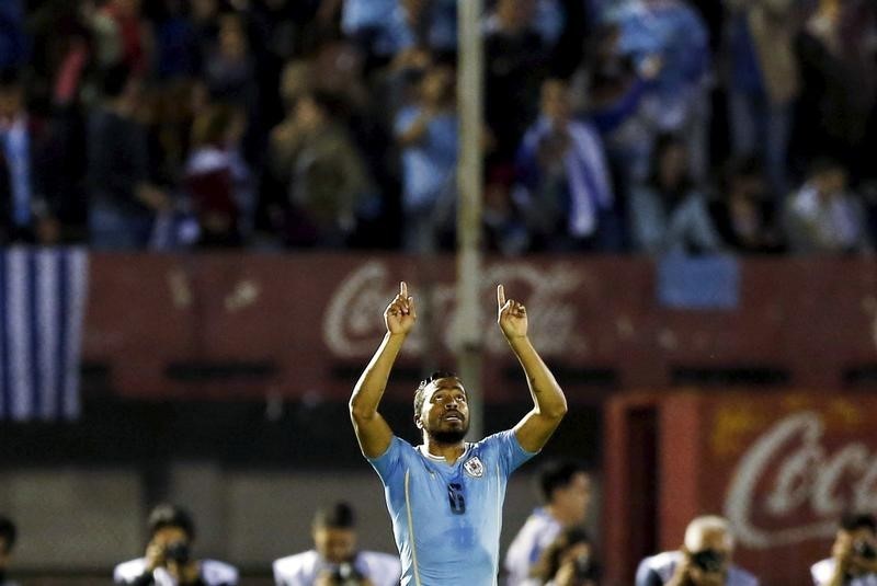 © Reuters. Getafe de España anuncia llegada como cedido del uruguayo Álvaro "Palito" Pereira