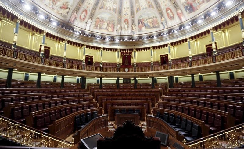 © Reuters. El Congreso español comienza a funcionar pese al bloqueo en el Ejecutivo