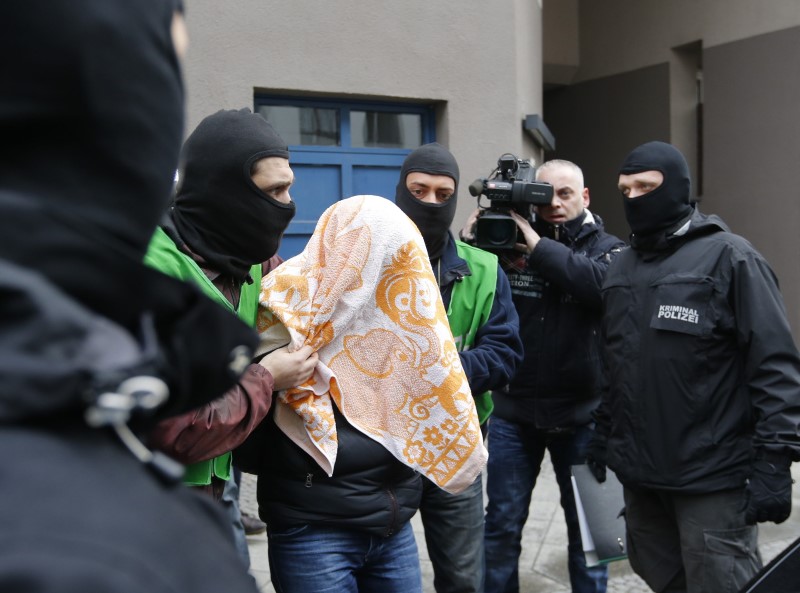 © Reuters. Alemania detiene a sospechosos islamistas en redada policial