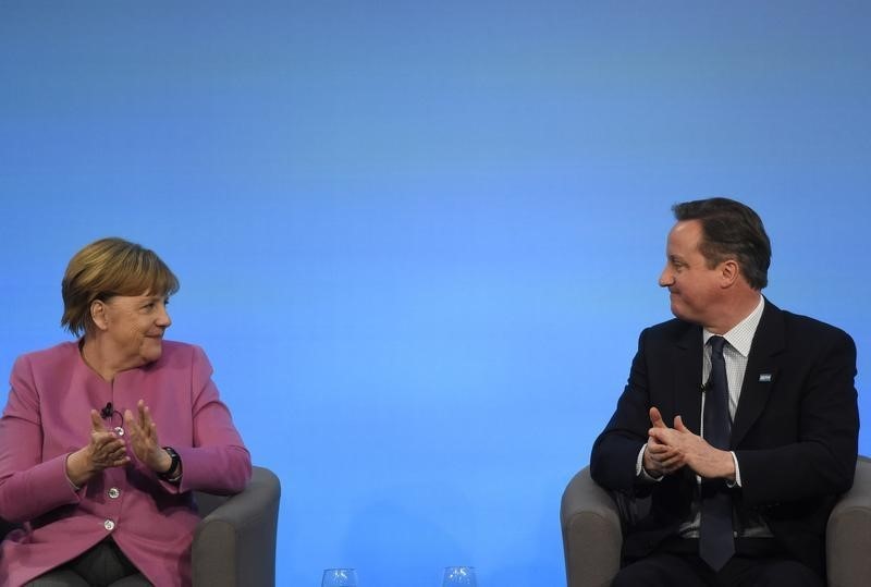 © Reuters. La campaña por la salida británica de la UE saca nueve puntos de ventaja