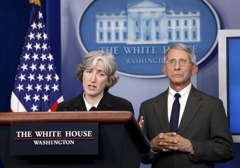 © Reuters. Press briefing on the Zika virus at the White House in Washington