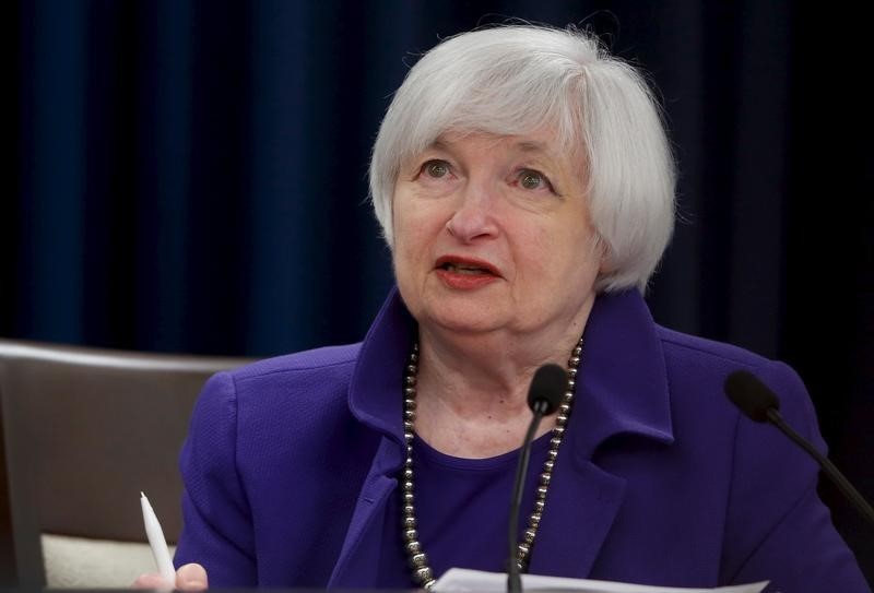 © Reuters. Chair do Federal Reserve, Janet Yellen, em entrevista coletiva em Washington