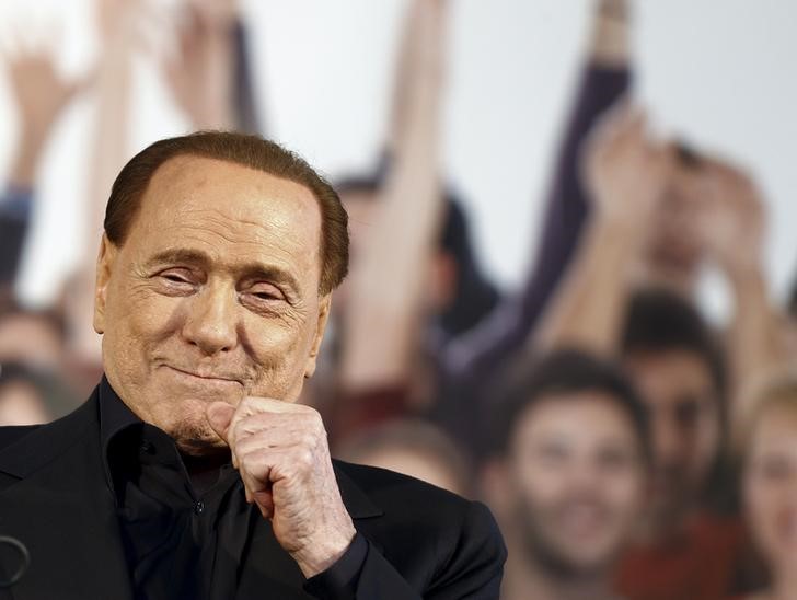 © Reuters. Il leader di Forza Italia Silvio Berlusconi