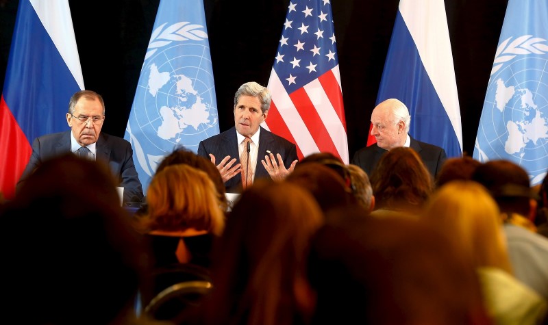 © Reuters. Las grandes potencias acuerdan plan para "cese de hostilidades" en Siria