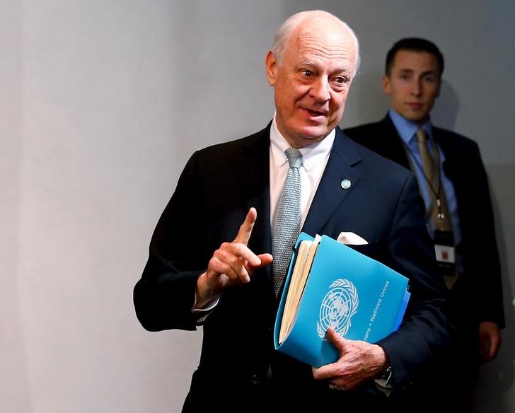 © Reuters. Staffan de Mistura, enviado da Organização das Nações Unidas (ONU) para a Síria, em Munique