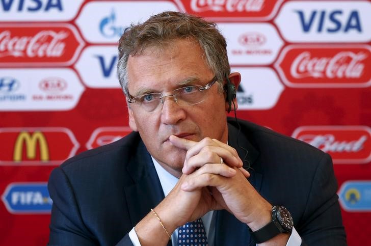 © Reuters. Ex-secretário-geral da Fifa Jérôme Valcke