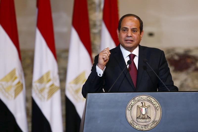 © Reuters. السيسي: مصر تواجه تحديات تثير القلق