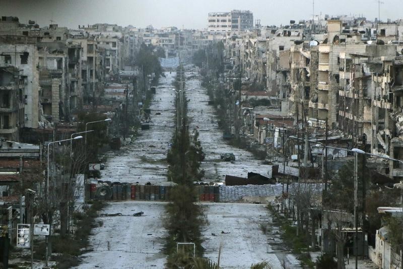 © Reuters. LA RUSSIE DOUTE QUE LES HOSTILITÉS CESSENT EN SYRIE