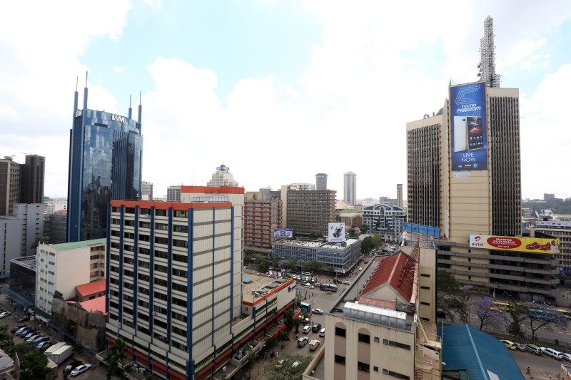 © Reuters. A general view of a section of the capital Nairobi