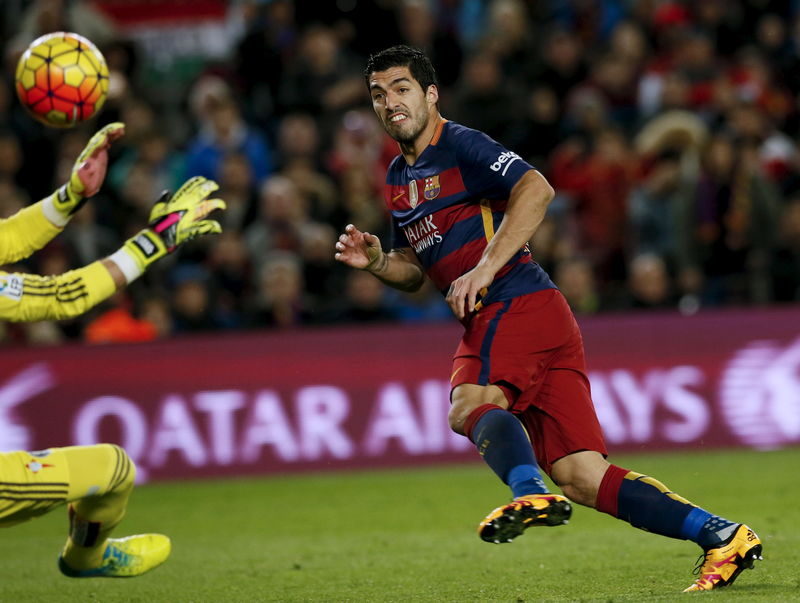 © Reuters. برشلونة المتصدر يتلاعب بسيلتا ويفوز 6-1 بعد عرض ممتع