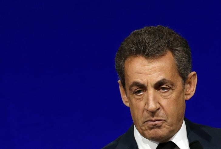 © Reuters. Interrogan a expresidente francés Sarkozy por financiación de campaña electoral