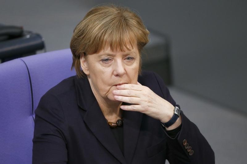 © Reuters. Merkel pide acuerdo sobre zona de exclusión aérea en Siria 