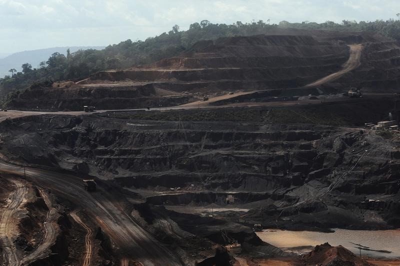 © Reuters. Vista geral da mina de Carajás, da Vale, no Pará