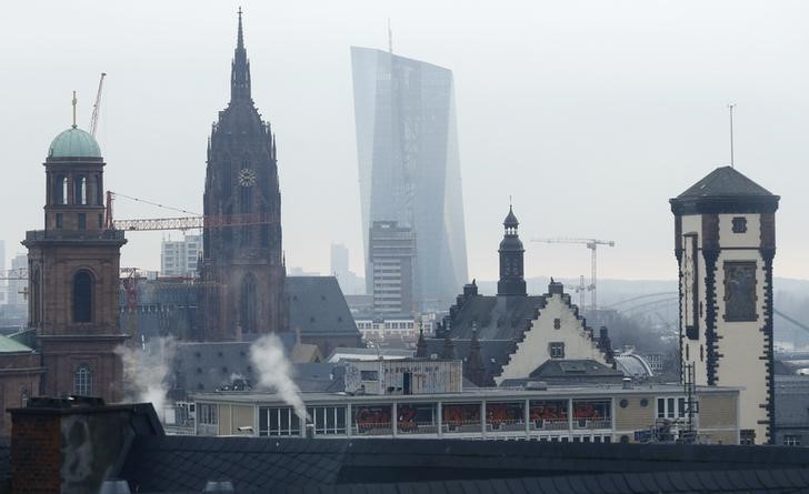 © Reuters. The headquarters of the European Central Bank (ECB) is pictured in Frankfurt