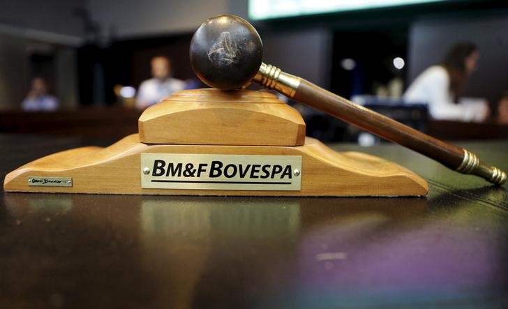 © Reuters. Martelo é fotografado na  BM&F Bovespa em São Paulo