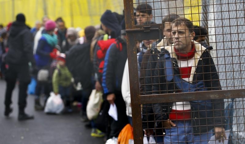 © Reuters. DIFFICILES DISCUSSIONS À BRUXELLES SUR LA POLITIQUE MIGRATOIRE