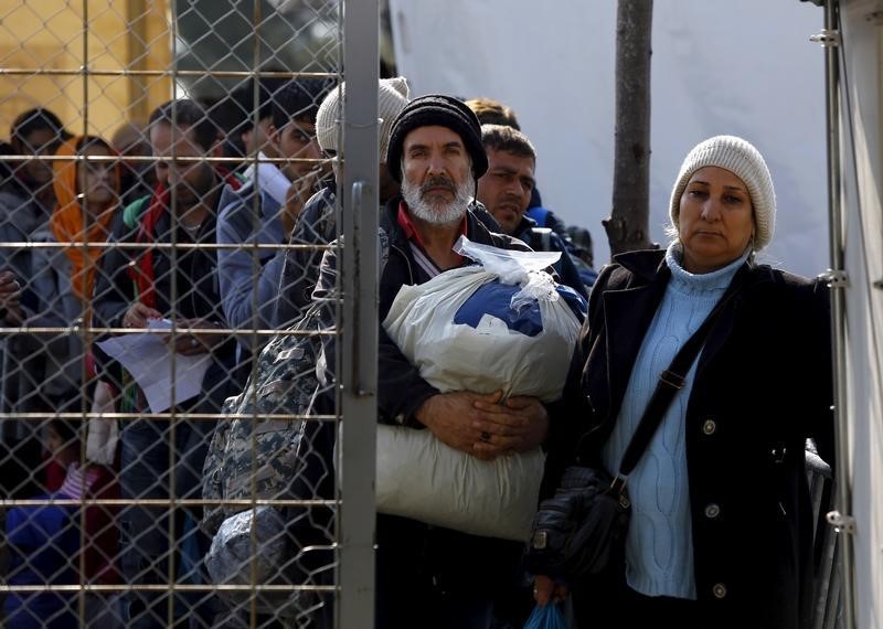 © Reuters. Grecia podría bloquear la cumbre si hay cierres fronterizos por la inmigración