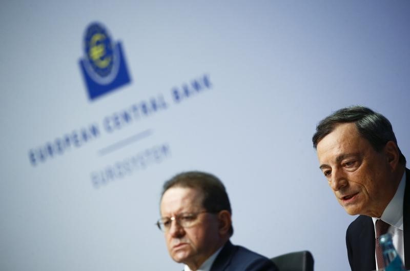 © Reuters. El BCE ve riesgos a la baja para la economía global pero no una recesión