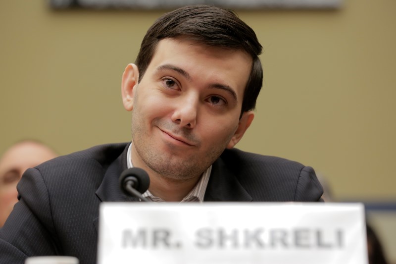 © Reuters. Martin Shkreli, former CEO of Turing Pharmaceuticals LLC, prepares to testify before a House Oversight and Government Reform hearing on "Developments in the Prescription Drug Market Oversight" on Capitol Hill in Washington