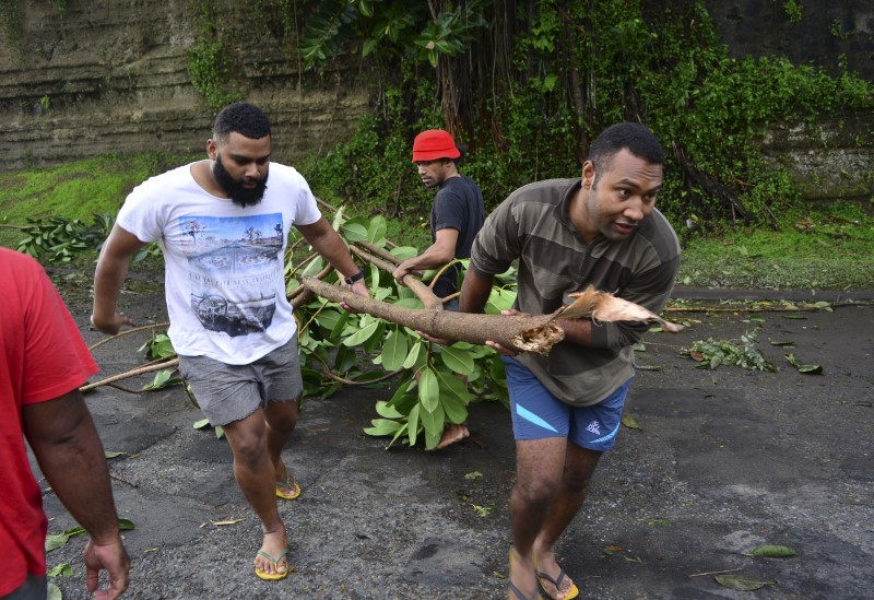 © Reuters. Enorme ciclón habría devastado pueblos enteros en Fiyi