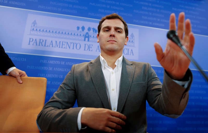 © Reuters. Ciudadanos no descarta ni romper con el PSOE ni entrar en su Gobierno