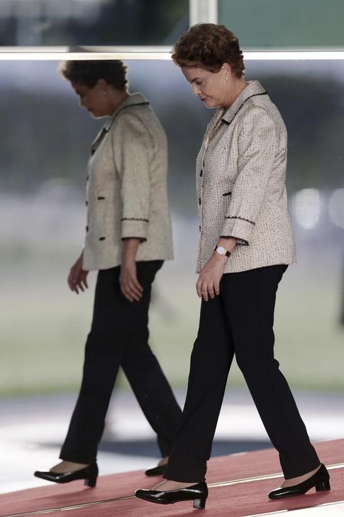 © Reuters. Presidente Dilma Rousseff no Palácio da Alvorada, em Brasília