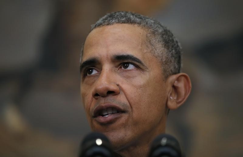 © Reuters. أوباما يدعو الكونجرس لتخصيص "جلسة عادلة" لخطة إغلاق جوانتانامو