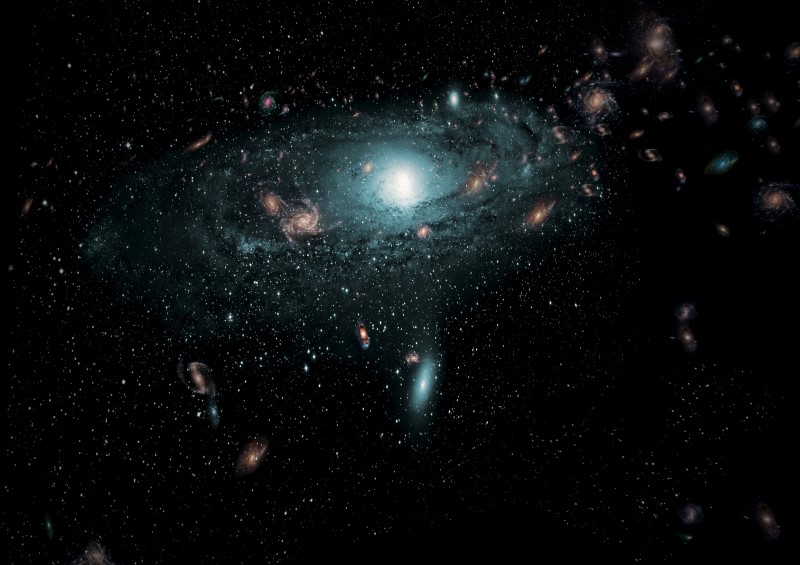 © Reuters. Halladas nuevas galaxias con el mismo telescopio usado en llegada a la Luna