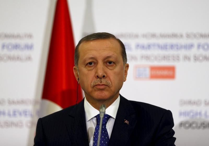 © Reuters. إردوغان يتهم روسيا بمواصلة انتهاك المجال الجوي التركي