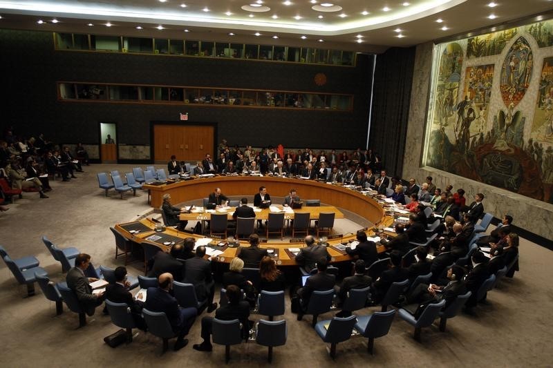© Reuters. دبلوماسيون:اتفاق أمريكا والصين على مسودة عقوبات دولية على بيونجيانج