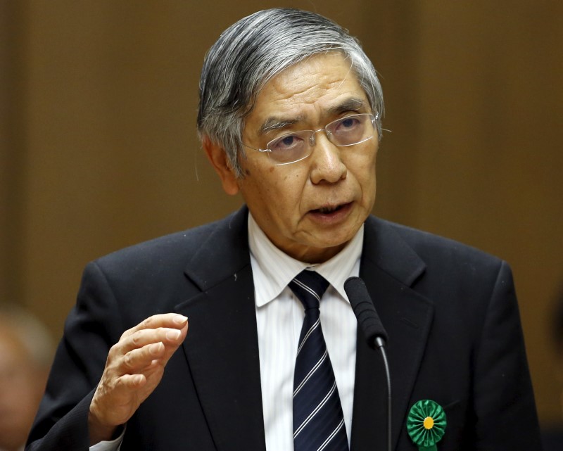 © Reuters. Banco de Japón no profundizará tasas negativas en momento preestablecido