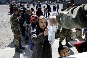 © Reuters. Grecia busca contener el flujo de inmigrantes
