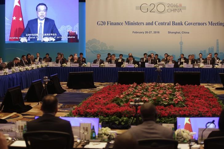 © Reuters. G20 dice que la política monetaria sola no puede dar crecimiento equilibrado