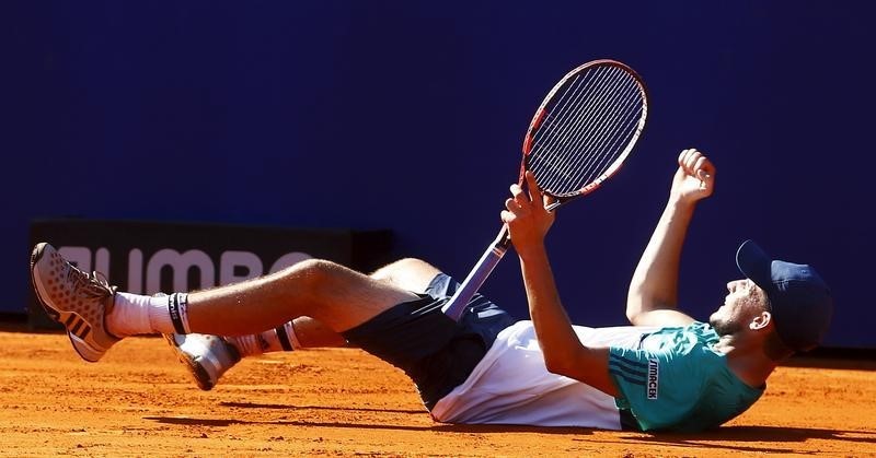 © Reuters. النمساوي تيم يحرز لقب بطولة أكابولكو للتنس