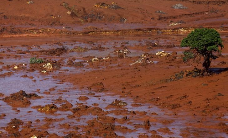 © Reuters. Distrito de Bento Rodrigues após rompimento de barragem em Mariana (MG)