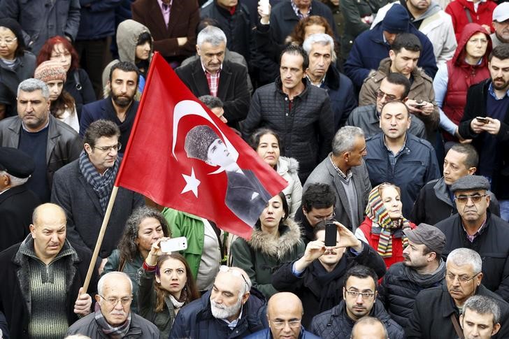 © Reuters. Periodista turco califica su liberación de derrota para Erdogan