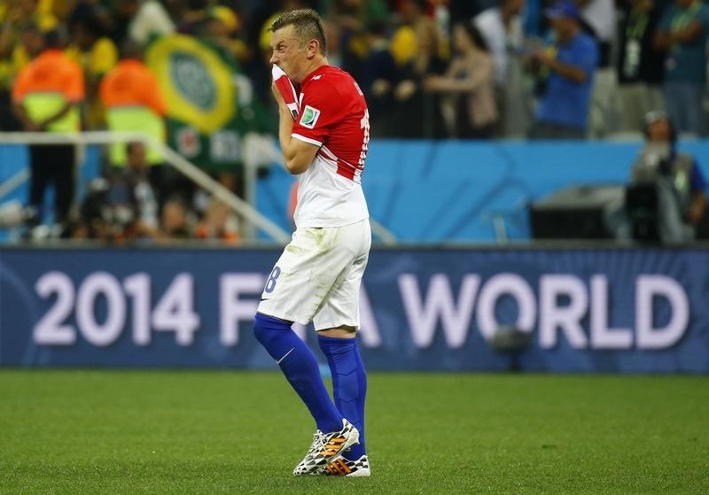 © Reuters. المخضرم أوليتش يعتزل اللعب الدولي مع منتخب كرواتيا