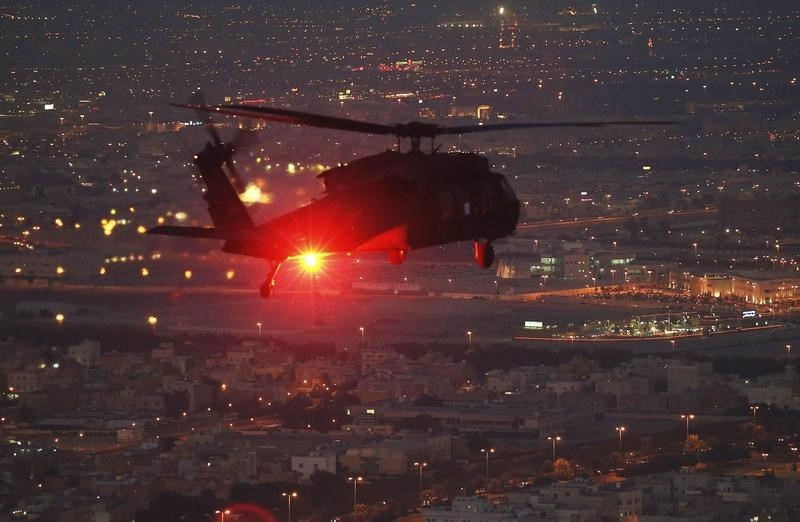 © Reuters. الأردن يتسلم طائرات هليكوبتر بلاك هوك أمريكية لتعزيز دفاعاته