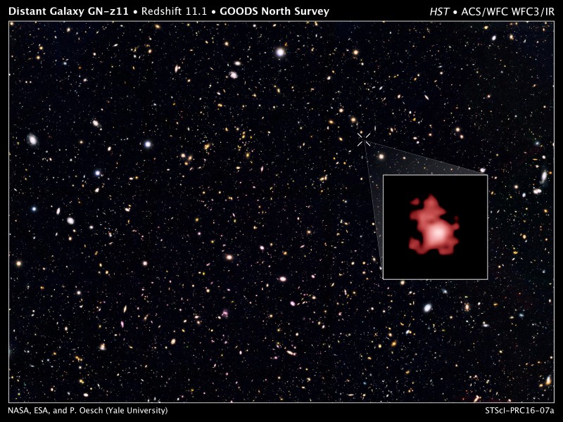 © Reuters. El último hallazgo del Hubble atrasa en el tiempo la formación de una galaxia
