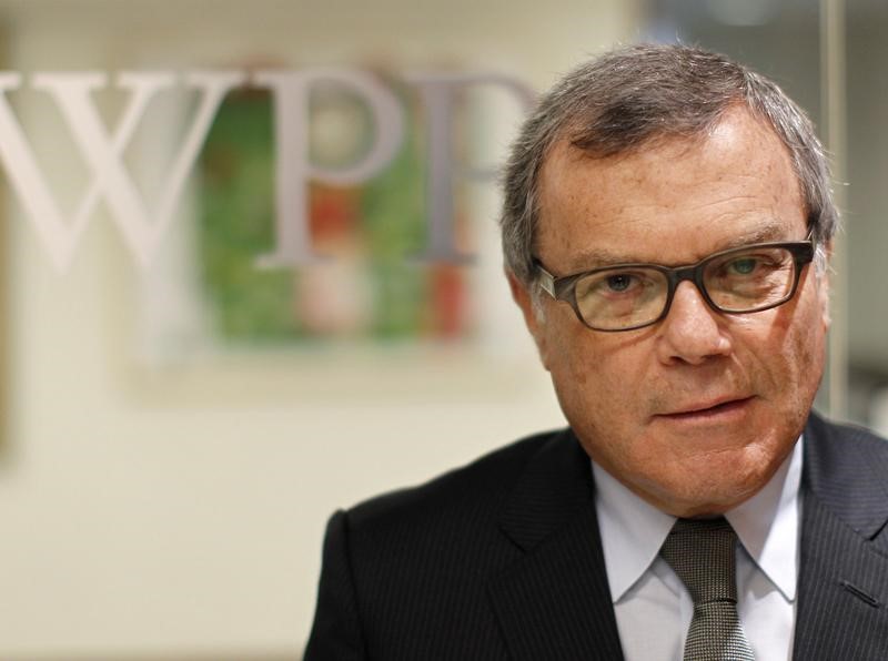 © Reuters. Martin Sorrell, chief executive officer of WPP group, poses outside the company's offices as part of the Reuters Global Media Summit in New York