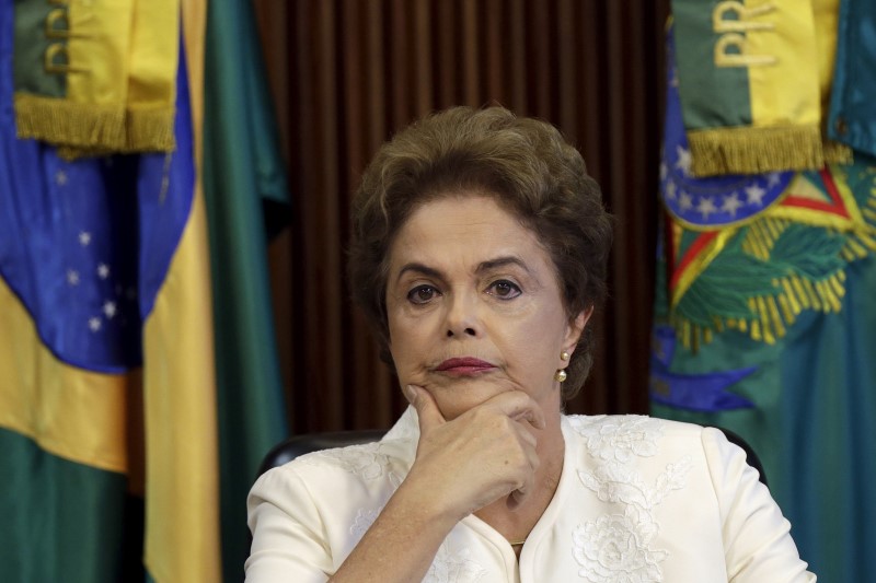 © Reuters. Presidente Dilma durante reunião no Palácio de Planalto 