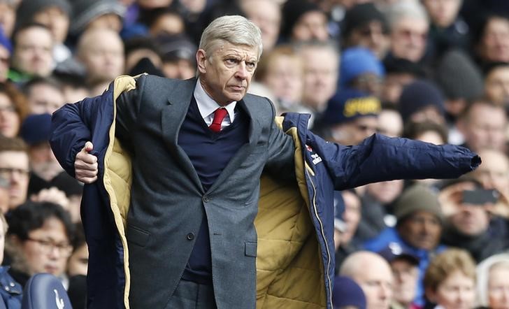 © Reuters. Tottenham Hotspur v Arsenal - Barclays Premier League